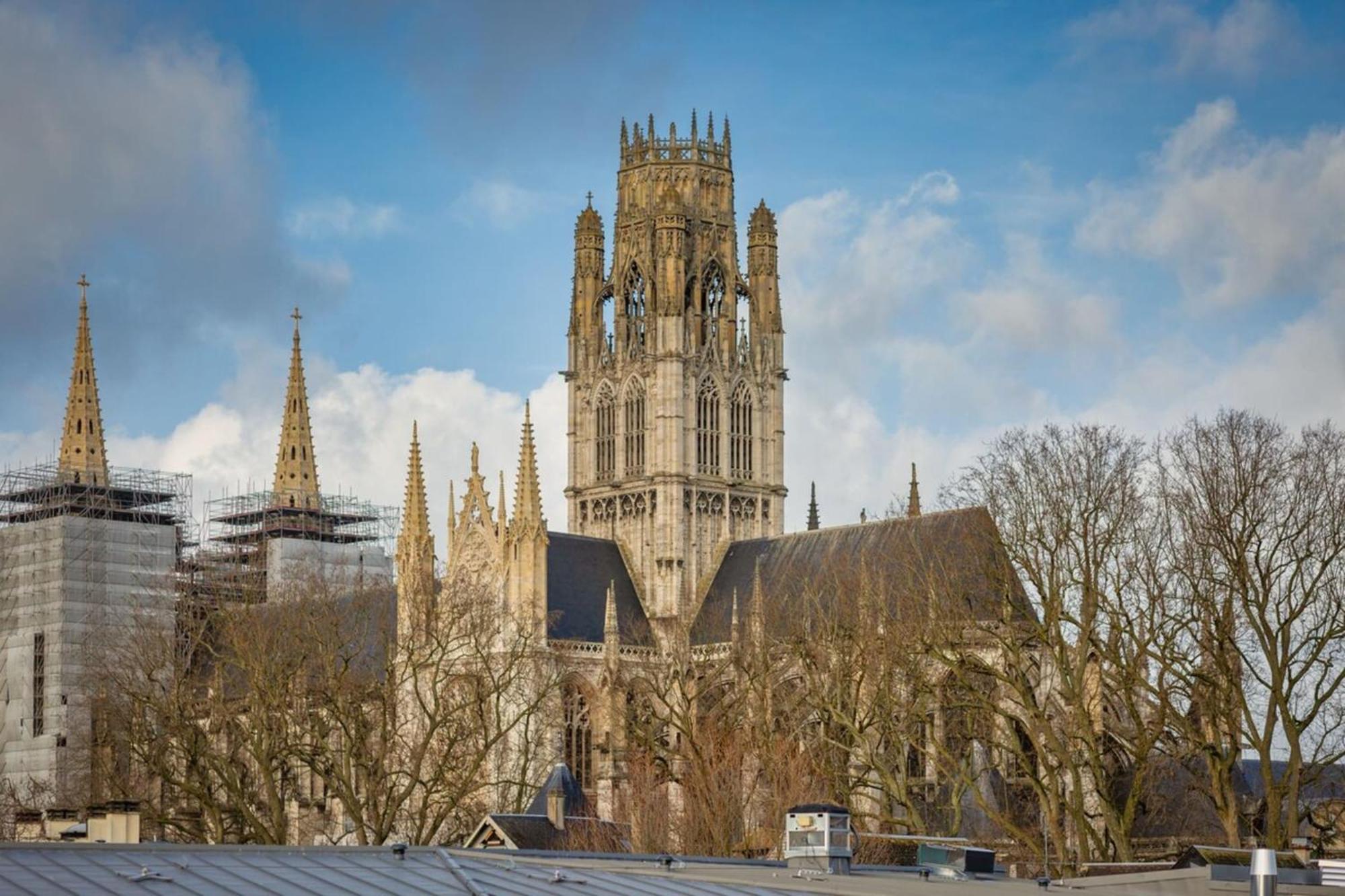 Armand Superbe F4 Centre Rouen Vue Incroyable ! Daire Dış mekan fotoğraf